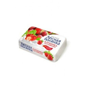 ЛЕСНАЯ ПОЛЯНКА МЫЛО ТУАЛ. КЛУБНИКА+СЛИВКИ 90Г.