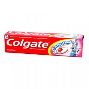 КОЛГЕЙТ ЗУБ.ПАСТА ДЕТСКАЯ ДОКТОР ЗАЯЦ КЛУБНИКА 50МЛ/67Г. [COLGATE]