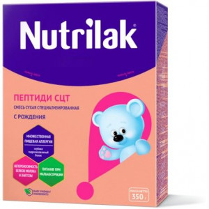 НУТРИЛАК МОЛОЧН.СМЕСЬ ПЕПТИДИ-СЦТ С РОЖД. 350Г. [NUTRILAK]