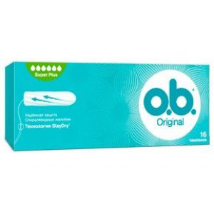 О.Б. ТАМПОНЫ ОРИДЖИНАЛ СУПЕР ПЛЮС №16 [OB]
