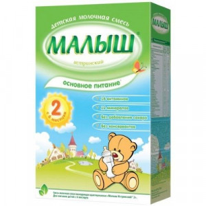 МАЛЫШ 2 ИСТРИНСКИЙ СМЕСЬ МОЛ. 350Г. 6+МЕС.