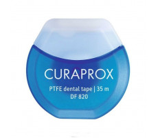 КУРАПРОКС НИТЬ М/ЗУБН. DF820 ТЕФЛОНОВАЯ С ХЛОРГЕКСИДИНОМ 35М. [CURAPROX]