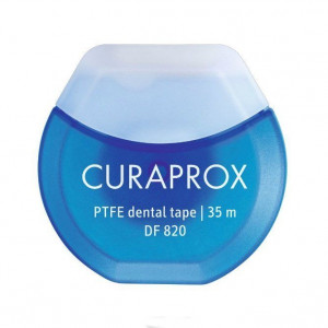 КУРАПРОКС НИТЬ М/ЗУБН. DF820 ТЕФЛОНОВАЯ С ХЛОРГЕКСИДИНОМ 35М. [CURAPROX]