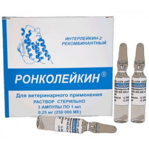 РОНКОЛЕЙКИН 250000МЕ 1МЛ. №3 Р-Р Д/В/В,П/К АМП.