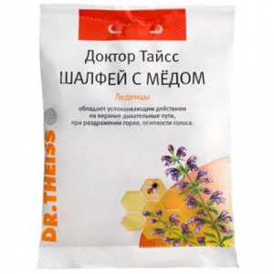 Д.ТАЙСС ЛЕДЕНЦЫ ШАЛФЕЙ+МЕД 50Г.