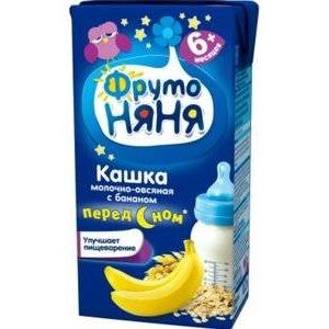 ФРУТОНЯНЯ КАША 200Г. ОВСЯНАЯ+БАНАН МОЛ. 6+МЕС.