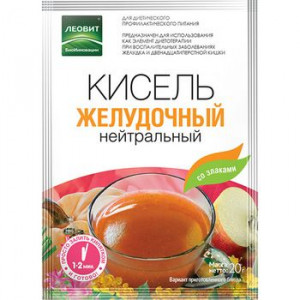 ЛЕОВИТ КИСЕЛЬ ЖЕЛУДОЧНЫЙ НЕЙТР. 20Г. №1 ПАК.