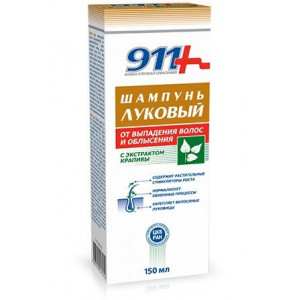 911-ШАМПУНЬ ЛУКОВЫЙ П/ВЫПАДЕНИЯ И ОБЛЫСЕНИЯ ВОЛОС ЭКСТРАКТ КРАПИВЫ 150МЛ.