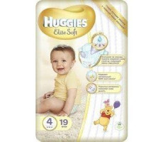 ХАГГИС ПОДГУЗНИКИ ЭЛИТ СОФТ 4 8-14КГ №19 [HUGGIES]