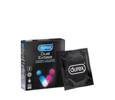 ДЮРЕКС ПРЕЗЕРВАТИВ DUAL EXTASE №12 [DUREX]