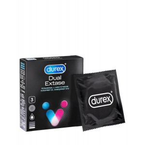 ДЮРЕКС ПРЕЗЕРВАТИВ DUAL EXTASE №12 [DUREX]