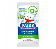 УМКА КРЕМ-МЫЛО РОМАШКА+ЧЕРЕДА ДЕТСК. 0+ 80Г.