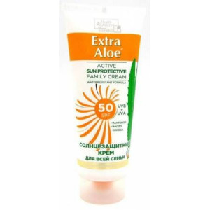 ЭКСТРА АЛОЭ КРЕМ СОЛНЦЕЗАЩ. Д/ВСЕЙ СЕМЬИ ВОДОСТ. SPF50 100МЛ. [EXTRA ALOE]