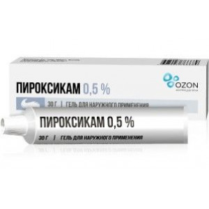 ПИРОКСИКАМ 0,5% 30Г. ГЕЛЬ Д/НАРУЖ.ПРИМ. ТУБА /АТОЛЛ/ОЗОН/