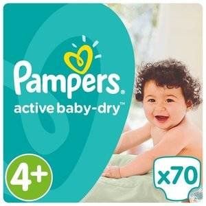 ПАМПЕРС ПОДГУЗН. АКТИВ БЕБИ ДРАЙ 9-16КГ №70 [PAMPERS]