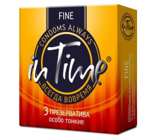 ИН ТАЙМ ПРЕЗЕРВАТИВ №3 ФАЙН ОСОБО ТОНКИЕ [IN TIME]