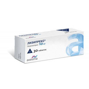 ЛИЗИПРЕКС 10МГ. №30 ТАБ. /АВЕКСИМА/