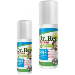 ДОКТОР РЕП СПРЕЙ П/КОМАРОВ И МОШЕК ДЕТ. 100МЛ. [DR.REP]