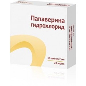 ПАПАВЕРИНА Г/Х 2% 2МЛ. №10 Р-Р Д/ИН. АМП. /ОЗОН/
