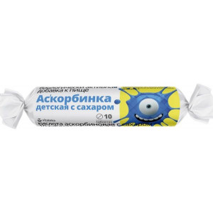 ВИТАТЕКА АСКОРБИНКА 20МГ. ДЕТ. САХ. 2,9Г. №10 ТАБ. [VITATEKA]