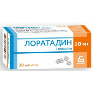 ЛОРАТАДИН 10МГ. №30 ТАБ. /БОРИСОВСКИЙ/