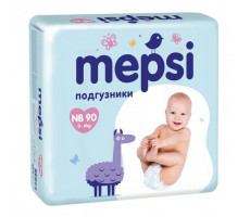 МЕПСИ ПОДГУЗНИКИ НВ 0-6КГ. №90 [MEPSI]