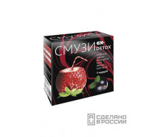 ДЕТОКС СК СМУЗИ КЛУБНИКА+ЧЕРН.СМОРОДИНА+МЯТА+ЯБЛОКО КЛЕТЧАТКА 12Г. №7 (84Г.)