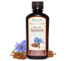 ОЛЕОС МАСЛО ЛЬНЯНОЕ ПИЩЕВОЕ НЕРАФ. 250МЛ. [OLEOS]