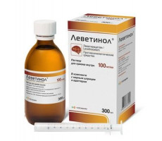 ЛЕВЕТИНОЛ 100МГ/МЛ. 300МЛ. №1 Р-Р Д/ПРИЕМА ВНУТРЬ ФЛ. /ГЕРОФАРМ/