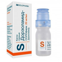 ДОРЗОЛАМИД-СОЛОФАРМ 20МГ/МЛ. 5МЛ. ГЛ.КАПЛИ ФЛ. /ГРОТЕКС/