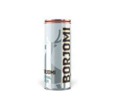 БОРЖОМИ ВОДА МИНЕР. ГАЗ. 0,33Л. БАНКА