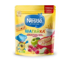 НЕСТЛЕ КАША 200Г. ШАГАЙКА 5 ЗЛАКОВ ЗЕМЛЯН.+МАЛИНА+ЯБЛОКО МОЛ. 12+МЕС. [NESTLE]