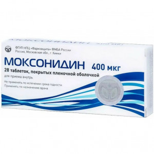 МОКСОНИДИН 0,4МГ. №28 ТАБ. П/П/О /ФАРМЗАЩИТА/