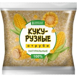 СИБИРСКАЯ КЛЕТЧАТКА ОТРУБИ КУКУРУЗНЫЕ НАТУР. 180Г.