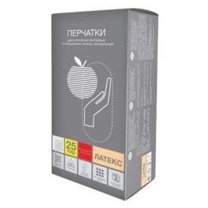 БЕНОВИ ПЕРЧАТКИ СМОТР. ЛАТ. Н/СТЕР. Н/ОПУДР. ТЕКСТ. Р.L №50 (25 ПАР) БЕЖ. [BENOVY]