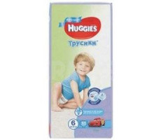 ХАГГИС ТРУСИКИ-ПОДГУЗНИКИ 16-22КГ. №44 Д/МАЛ. [HUGGIES]