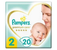 ПАМПЕРС ПОДГУЗН. ПРЕМИУМ КЕА 2 МИНИ 4-8КГ №20 [PAMPERS]