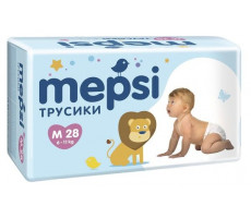 МЕПСИ ПОДГУЗНИКИ-ТРУСИКИ 6-11КГ. M №28 [MEPSI]