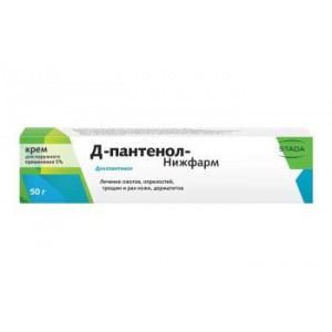 Д-ПАНТЕНОЛ-НИЖФАРМ 5% 50Г. КРЕМ Д/НАРУЖ.ПРИМ. ТУБА