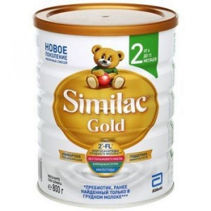 СИМИЛАК ГОЛД 2 СМЕСЬ Д/ДЕТЕЙ 800Г. [SIMILAC]