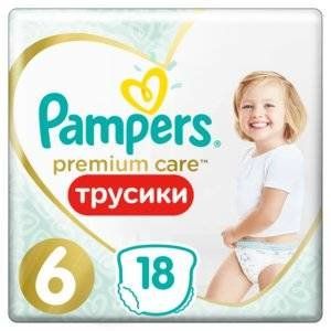 ПАМПЕРС ПОДГУЗН. ПРЕМИУМ ПАНТС ТРУСИКИ ЭКСТРА ЛАРДЖ 15+ №18 [PAMPERS]