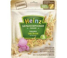 ХАЙНЦ КАША 180Г. ОВСЯНКА С ПРЕБИОТИКАМИ 5+МЕС. [HEINZ]