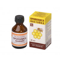 ПРОПОЛИСА НАСТОЙКА 25МЛ. НАСТОЙКА Д/ИНГ.,МЕСТ. И НАРУЖ.ПРИМ. ФЛ. И/У /КИРОВСКАЯ ФФ/