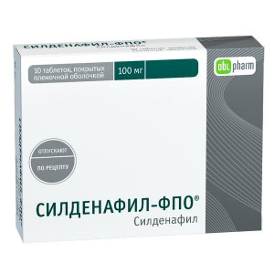 СИЛДЕНАФИЛ-ФПО 100МГ. №10 ТАБ. П/П/О