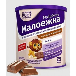 ПЕДИАШУР МАЛОЕЖКА ШОКОЛАД 1ККАЛ/МЛ. 400МЛ. №1 Д/ЭНТЕРАЛ.ПИТАНИЯ ФЛ.
