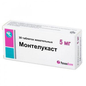 МОНТЕЛУКАСТ 5МГ. №30 ТАБ.ЖЕВ.
