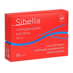 СИБЕЛЛА ГИАЛУРОН.К-ТА 340МГ. №30 КАПС. [SIBELLA]