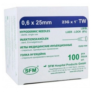 СФМ ИГЛА Д/ИН. G23 0,6Х25ММ. №100 [SFM]