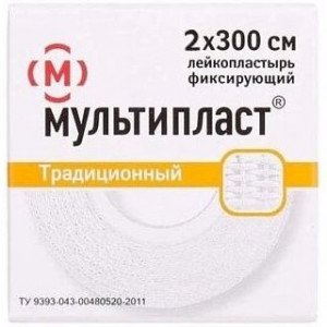 МУЛЬТИПЛАСТ ЛЕЙКОПЛАСТ. 2Х300 ТКАН. ФИКС. МУЛЬТИПЛАСТ ЛЕЙКОПЛАСТ. 2Х300 ТКАН. ФИКС.