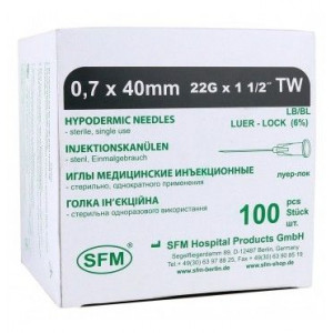 СФМ ИГЛА Д/ИН. G22 0,7Х40ММ. №100 [SFM]